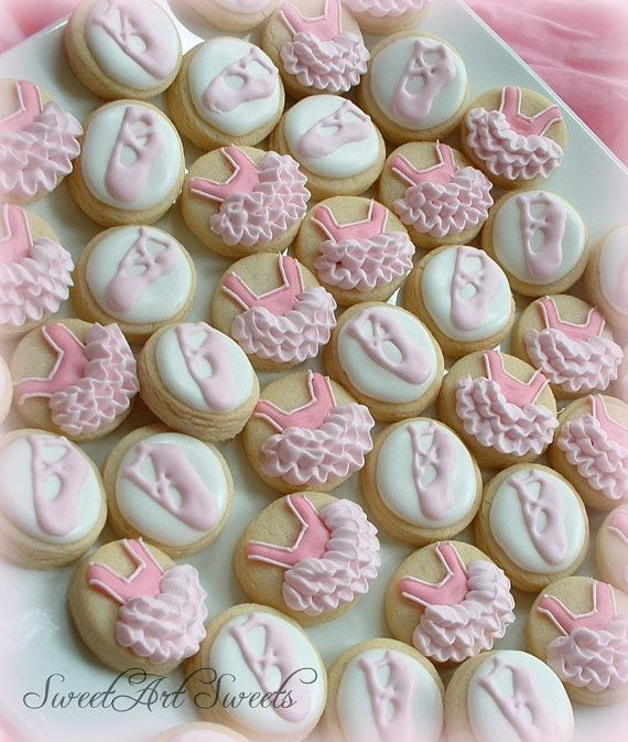 زفاف - Ballet MINI Cookies - 2 Dozen
