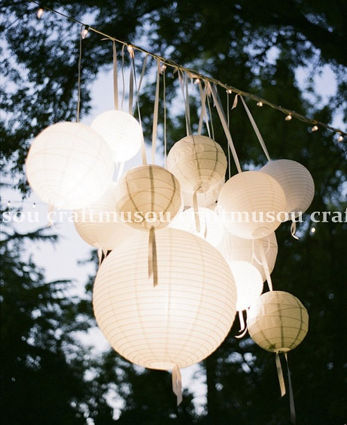 Mariage - 50 Round Chinese Paper Lantern Led Set 7x18" 7x16" 7x14" 12x12" 7x10" 5x8" 5x6" DIY KITS for Wedding Party Floral Event Sky Decoration