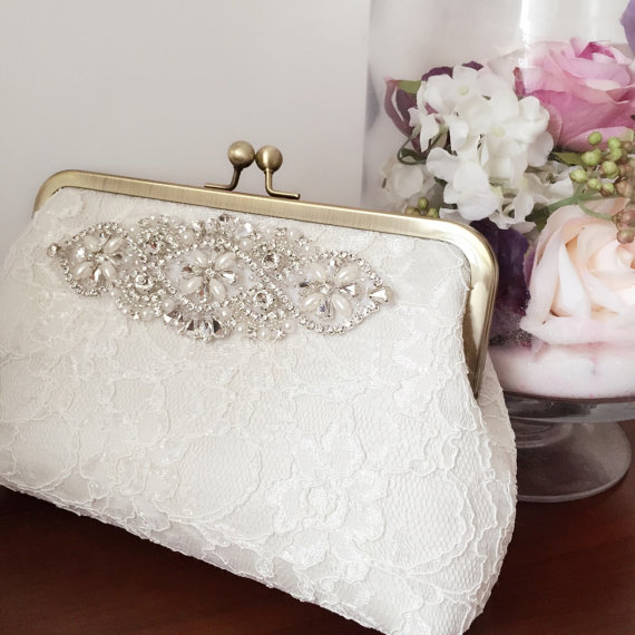 Wedding Bridal Handbag Women Woven Evening Bag Metal Frame Crystal Clutches Handbags Bridesmaid Clutch Purse T008