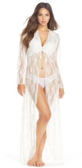 Mariage - Jonquil 'Winter Bride' Lace Robe