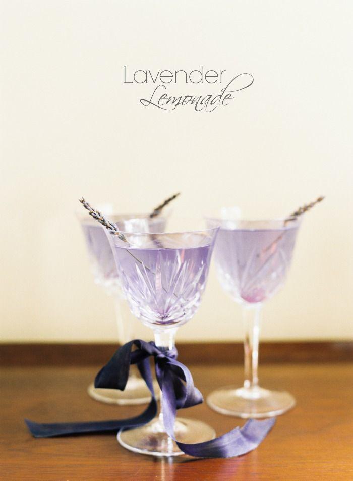 Wedding - Lavender Lemonade Recipe The Bride Link