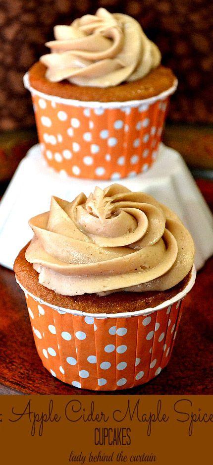 Mariage - Apple Cider Maple Spice Cupcakes