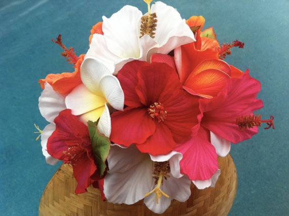 زفاف - Hibiscus Paradise Bouquet