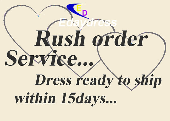 Hochzeit - Rush order service
