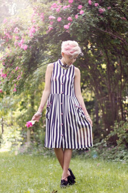 Mariage - stripes and florals fashion blog - Global Streetsnap
