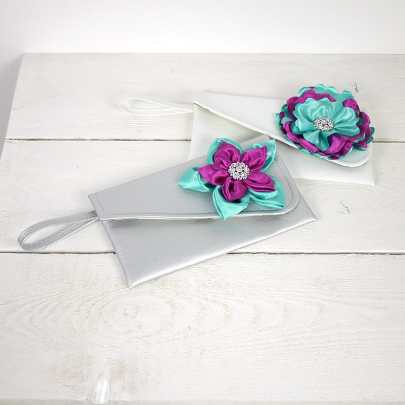 Hochzeit - Custom clutches reserved for Amy