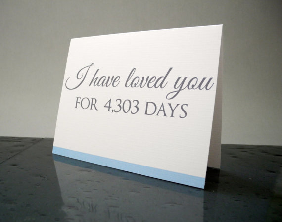 Свадьба - I Have Loved You for so Many Days Card - From the Bride Gift - From the Groom Gift