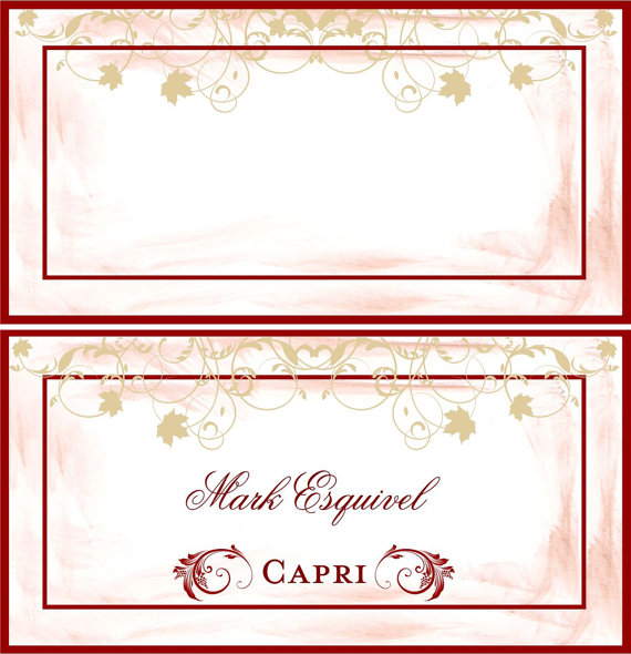زفاف - Wedding Placecards 50 Elegant Rustic Vineyard Placecards for Rehearsal Dinners, Receptions & Parties