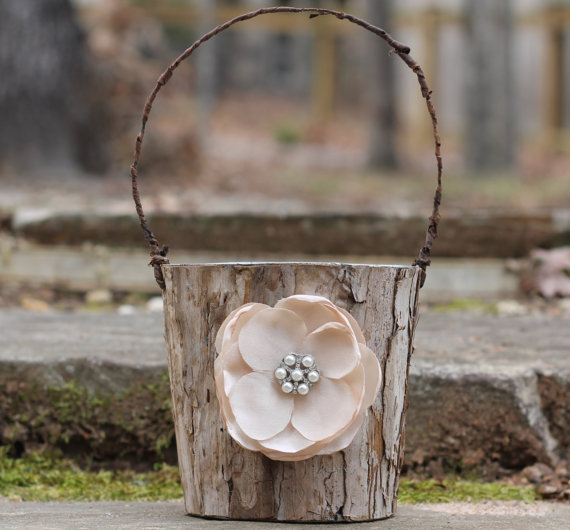 vintage flower girl baskets