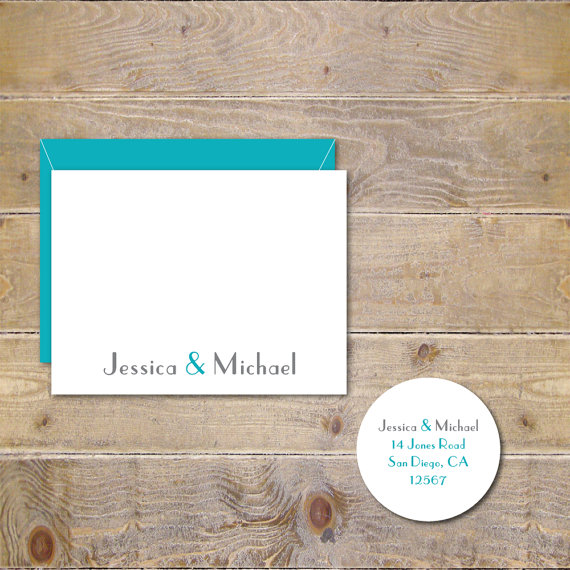 Mariage - Ampersand,  Wedding Thank You Cards, Bridal Shower, Thank You Cards, Ampersand Wedding Thank You Cards, Affordable Wedding