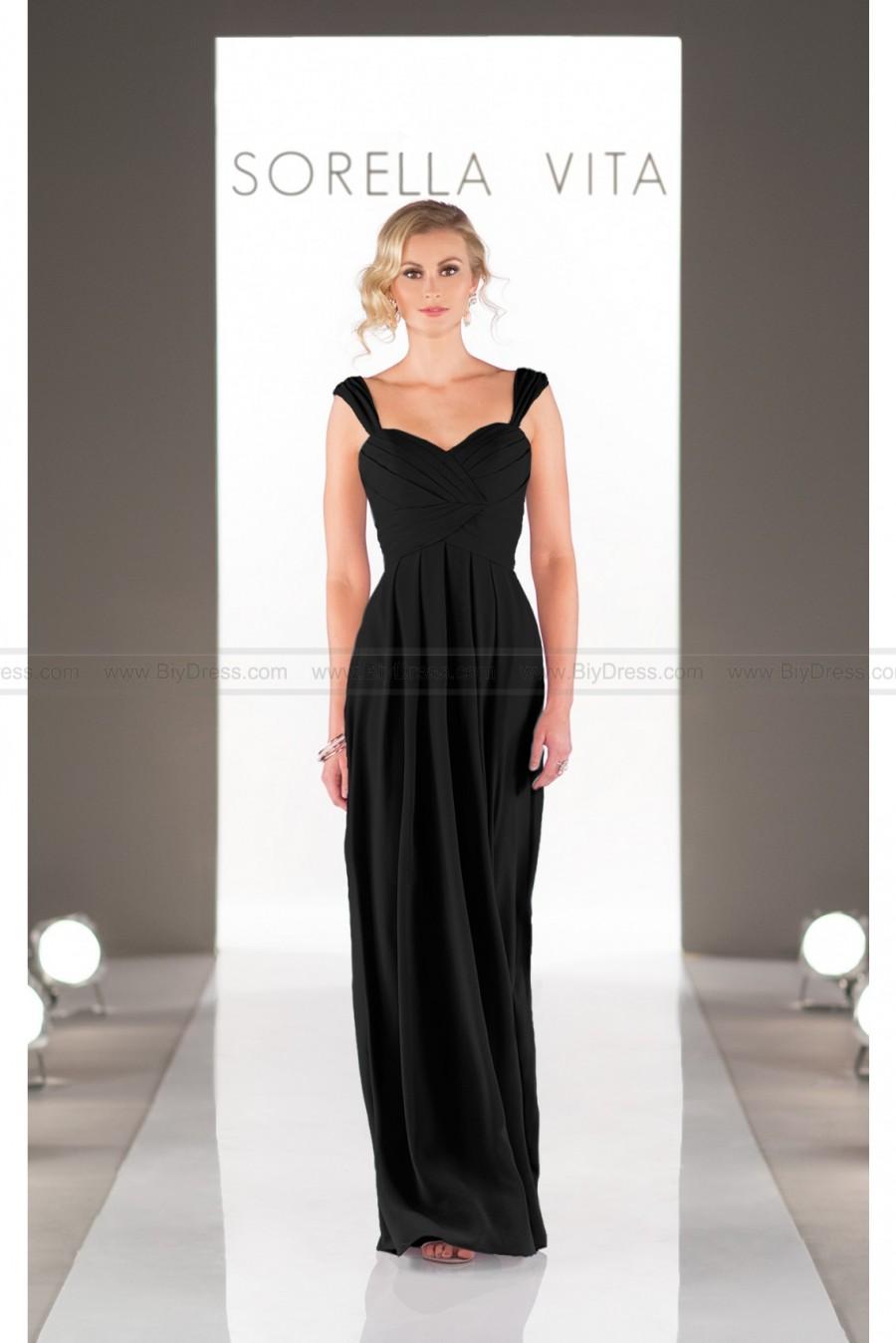 Mariage - Sorella Vita Long Bridesmaid Dress Style 8448
