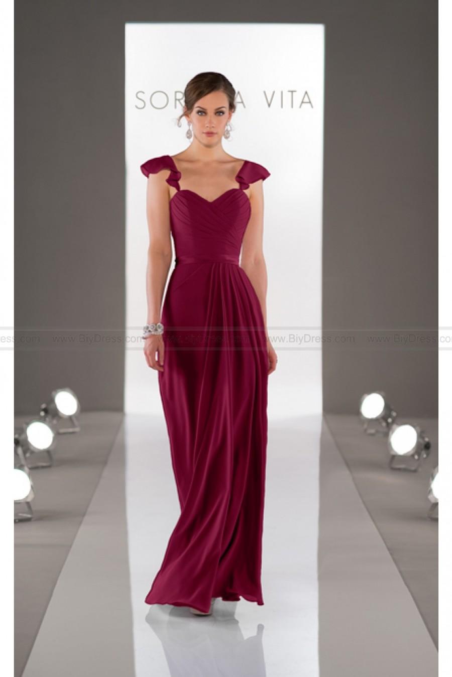 Mariage - Sorella Vita Chiffon Bridesmaid Dress Style 8446