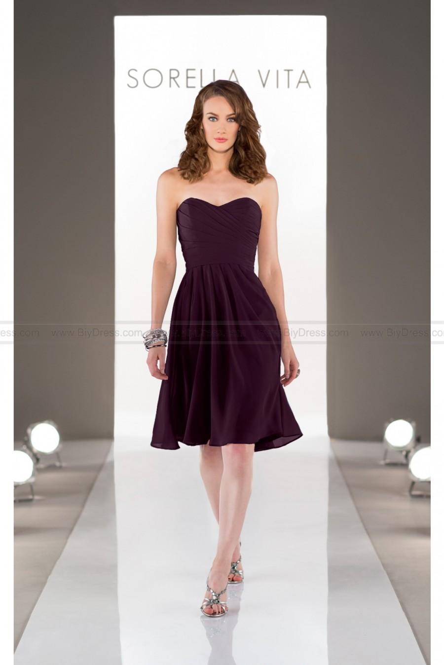 Mariage - Sorella Vita Chiffon Bridesmaid Dress Style 8529