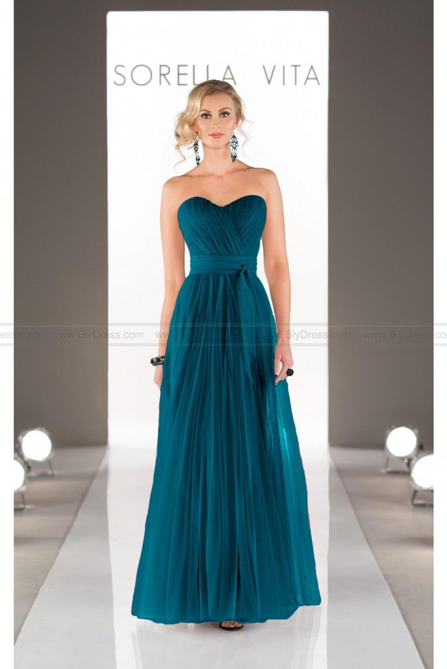 Hochzeit - Sorella Vita Convertible Bridesmaid Dress Style 8595
