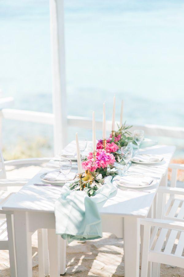 Hochzeit - Modern Greek Island Elopement Inspiration