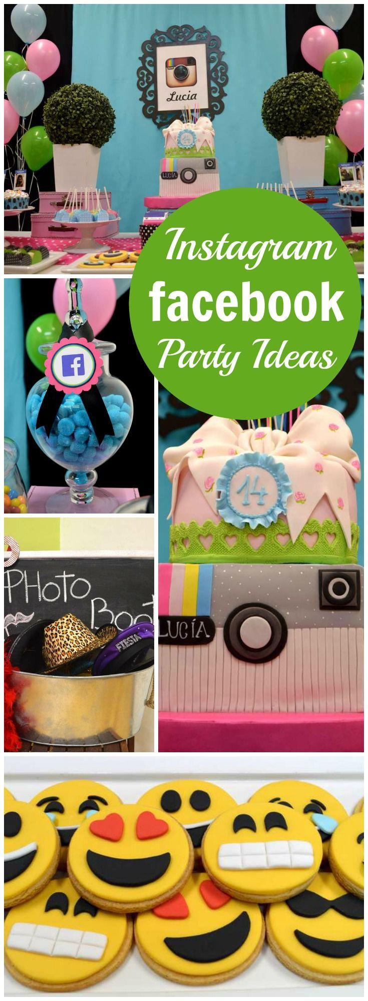 Hochzeit - Instagram, Facebook Party / Birthday "Instagram, Facebook Party"