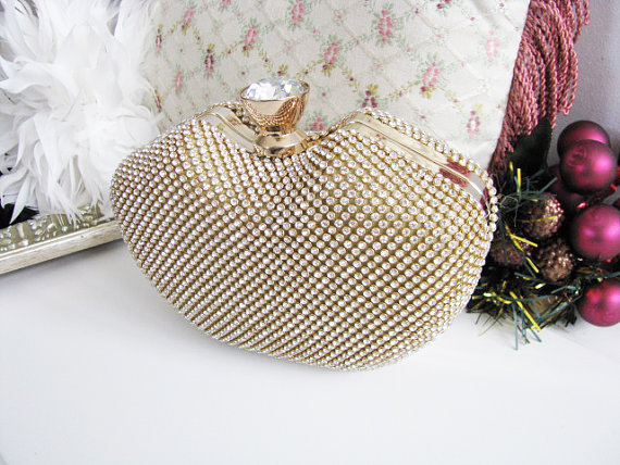 bridal hand clutch