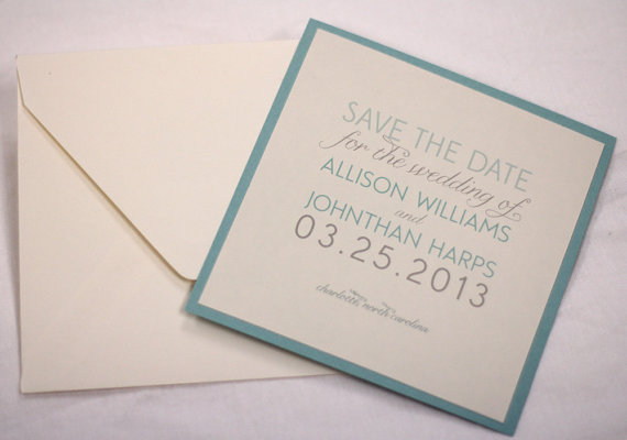 Wedding - Save the Date // Simple and Timeless // Purchase this Deposit to Get Started