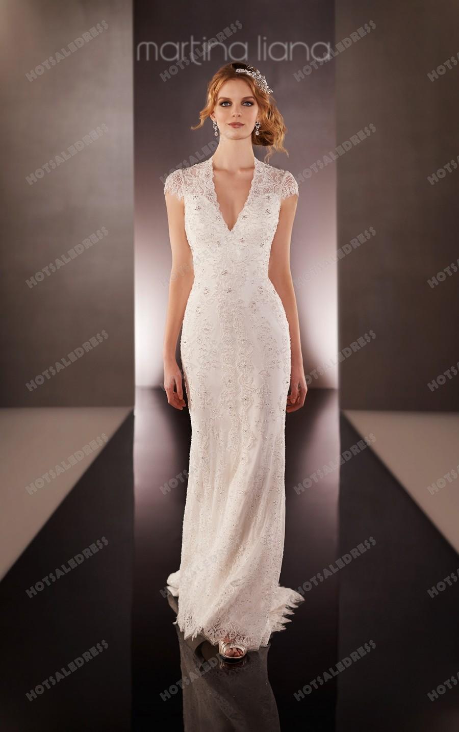 Свадьба - Martina Liana Keyhole Back Wedding Dress Style 628