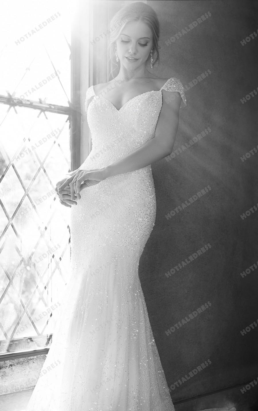 Wedding - Martina Liana Cap Sleeve Wedding Dress Style 624