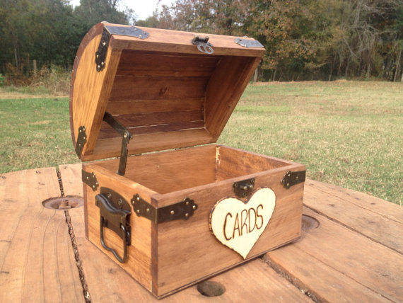 Свадьба - Shabby Chic Card Box - Rustic Wood Card Box - Rustic Wedding Decor - Wedding Card Box - Rustic Wedding Card Box - Wedding Chest - Wooden Box