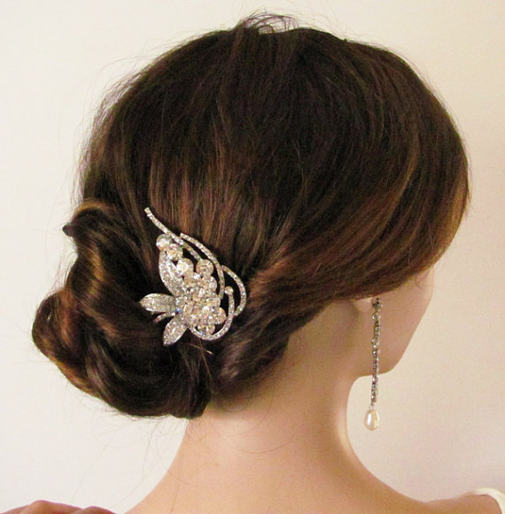 زفاف - Sofia - bridal hair comb, wedding hair accessories, bridal hair accessories, rhinestone comb,  wedding headpiece - made to order