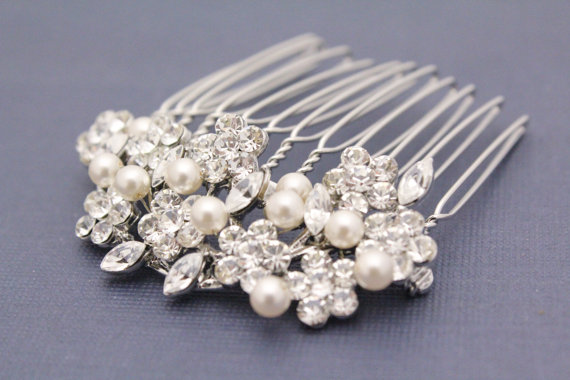 زفاف - Small bridal hair comb 1920's wedding hair accessories bridal hair jewelry wedding headpiece bridal jewelry wedding accessories bridal comb