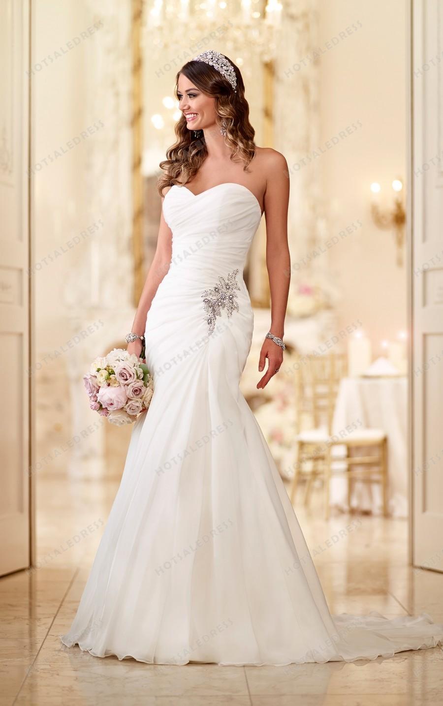 Hochzeit - Stella York Organza Wedding Dress Style 6015