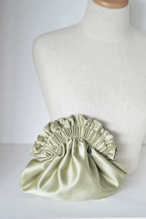 Hochzeit - Sage green clutch, small purse, formal clutch, silk clutch,bridesmaid purse,bridal clutch,wedding clutch,bridesmaid gift,evening bag