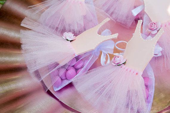 Wedding - Ballerina Birthday Theme Party Favor Bags 10 Pieces