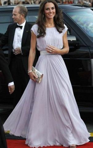 زفاف - Floor Length Lavender Evening Formal Dress