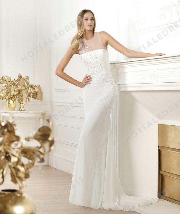 زفاف - Bridal Gown - Style Pronovias Libusa Satin And Tulle Embroidery