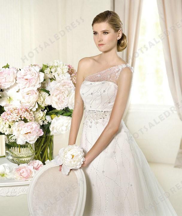 Свадьба - Bridal Gown - Style Pronovias Ursula Tulle Embroidery A-Line