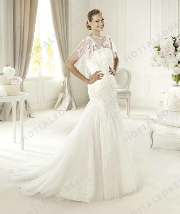 Wedding - Bridal Gown - Style Pronovias Urturi Lace And Tulle