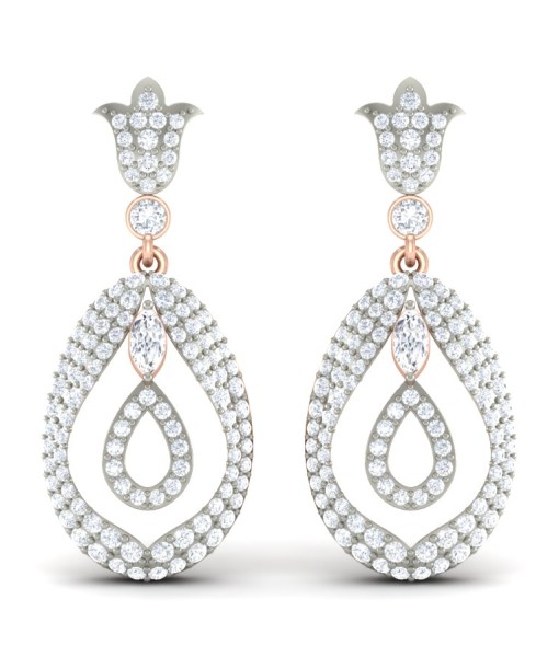 Mariage - The Trig Diamond Earrings