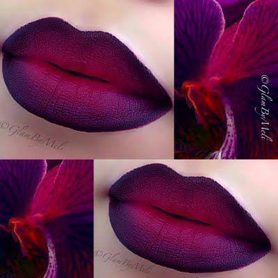 Hochzeit - Purple Haze Ombre Look By Melissa M