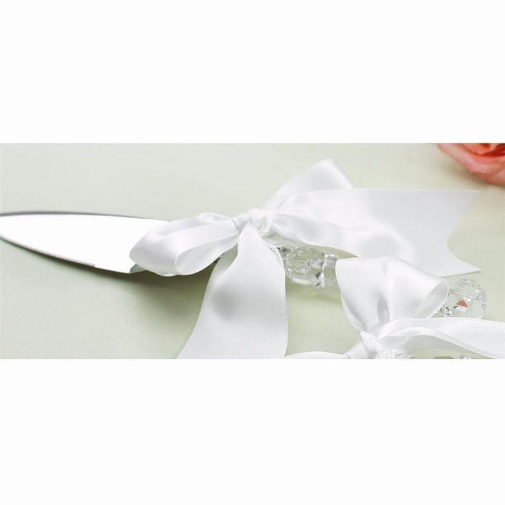 Hochzeit - Clearance **classic Bow - White, Wedding Cake Server Only - #1133-08 $10.00