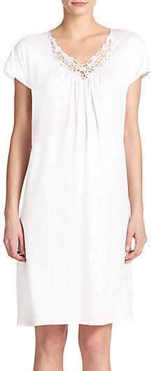 Mariage - Hanro Roma Short-Sleeve Gown