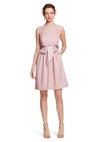 زفاف - Tevolio Tevoli Lace Slveless Dress Pink Pout