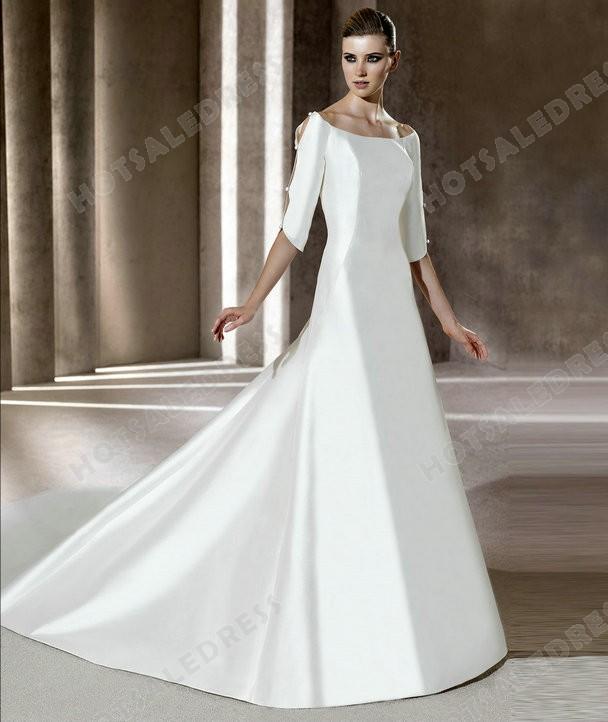 زفاف - Wedding Dress - Style Pronovias Epoca Bateau