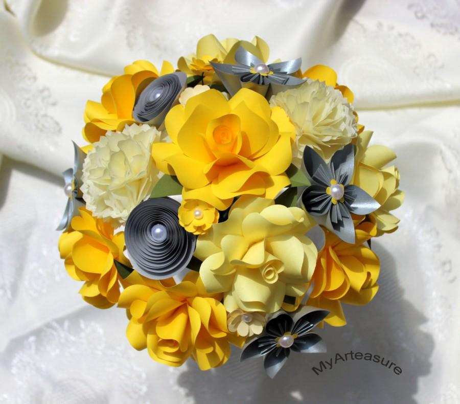 زفاف - Paper Flower Bouquet