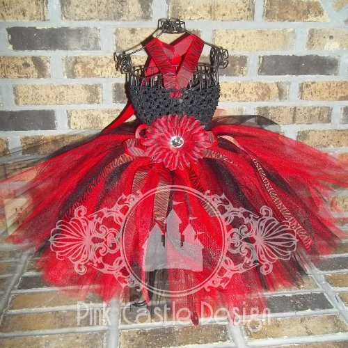 Mariage - Red Zebra Tutu Dress,Black Zebra Tutu Dress, Newborn girl dress, Handmade tutu dress, Flower Girl dress, pageant dress, fast ship