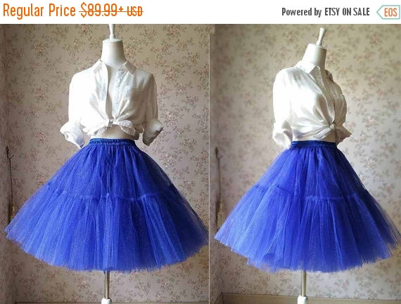knee length royal blue knee length blue skirt