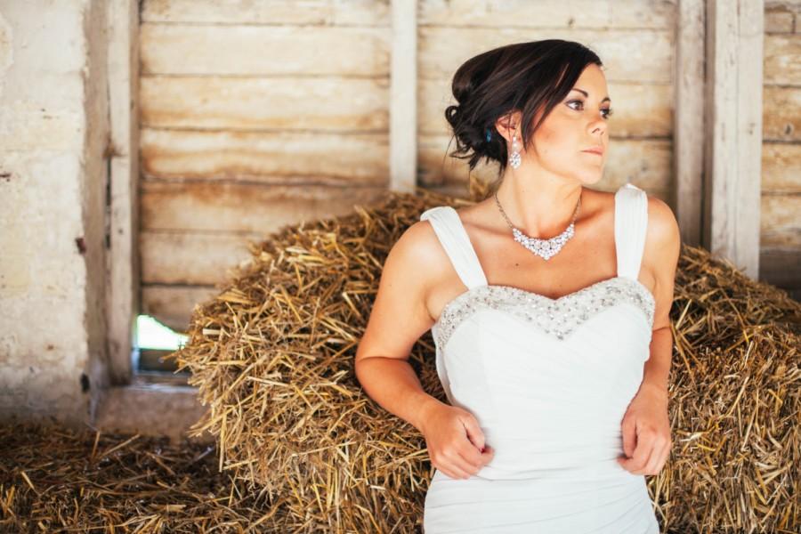 Wedding - Chiffon Rustic Wedding dress