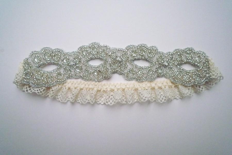 زفاف - Goddess beaded garter