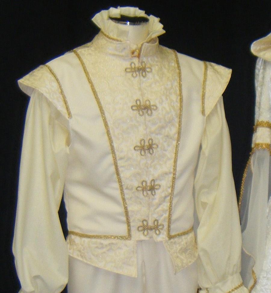 Hochzeit - mens doublet, groom set, gents renaissance garb, renaissance doublet, gambeson, gents vest, renaissance shirt, elven doublet, custom made