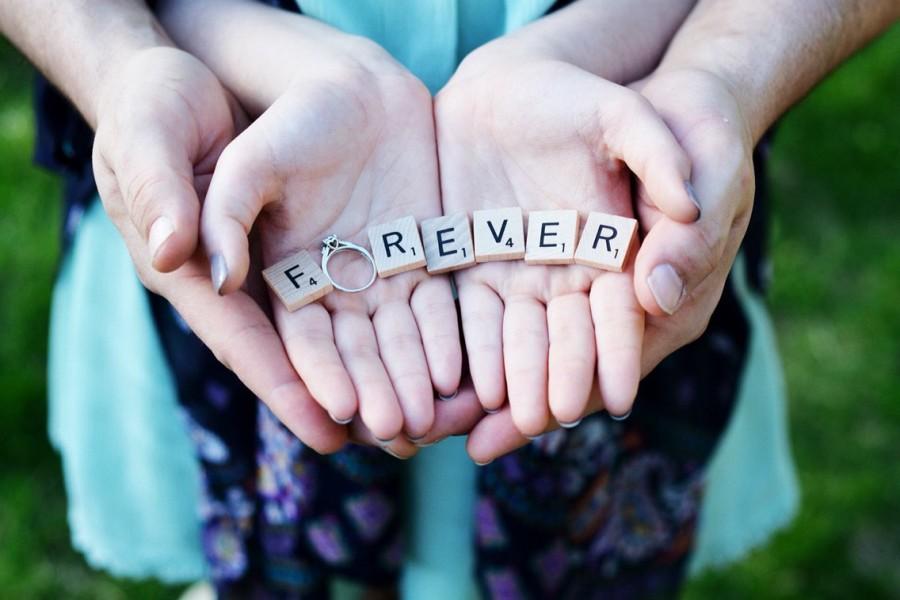 Mariage - Engagement Photo Props, Forever, Photo Prop, Scrabble tiles, Wedding Decor, Love, Scrabble Photo Prop, Save the Date, Mr and mrs, wedding,