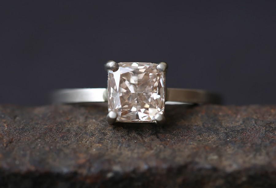 زفاف - One of a Kind Natural Pink Diamond Ring