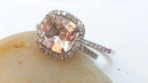 زفاف - Unique Engagement Ring Promise ring Solitaire ring Stacking ring Jewelry Bridal ring diamond ring Hollywood regency Dressy occasios solid