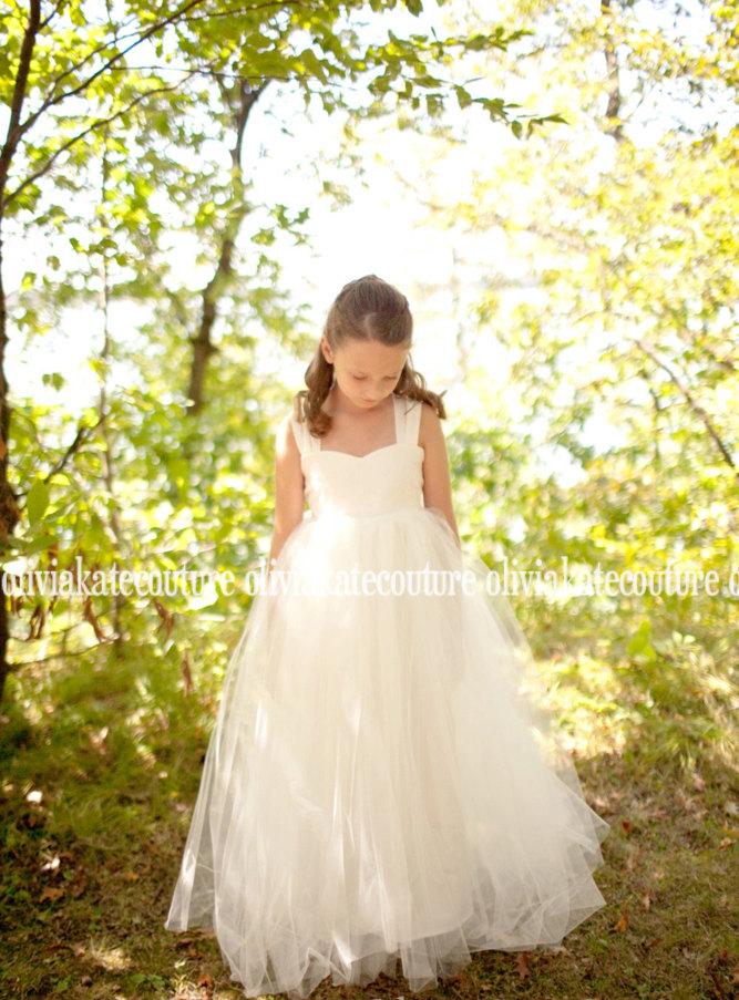 Wedding - Flower Girl Dress Floor Length